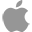 apple icon grey